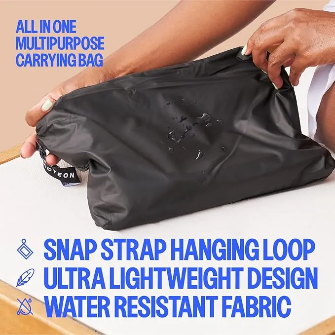 Acteon Wet Dry Gym Bag, Large Travel Water-Resistant Swimsuit & Clothes Organizer, Foldable Pocket Sized Pool, Beach Workout Bags, Fit for Men, Women, Swim, Shoes & Towels, Toiletries, Dirty Laundry