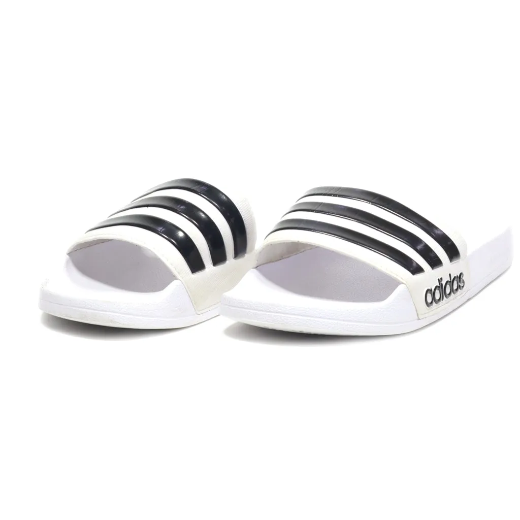 Adidas Adilette Shower Sliders Rubber White Colour For Men