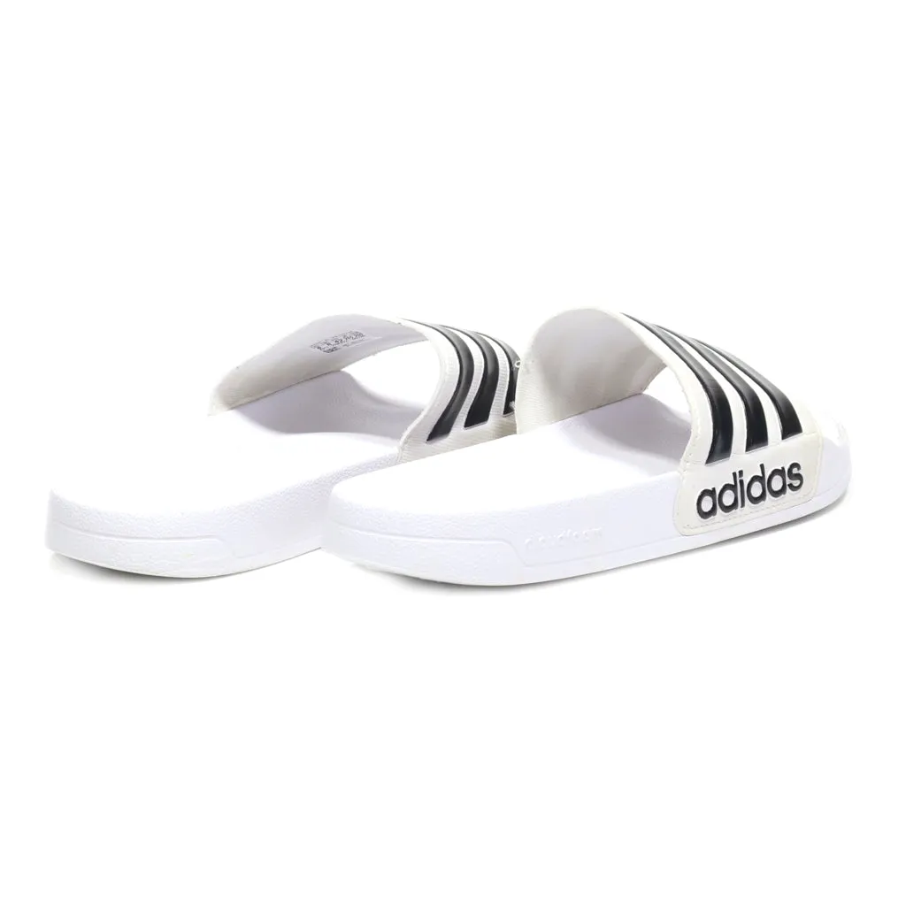 Adidas Adilette Shower Sliders Rubber White Colour For Men