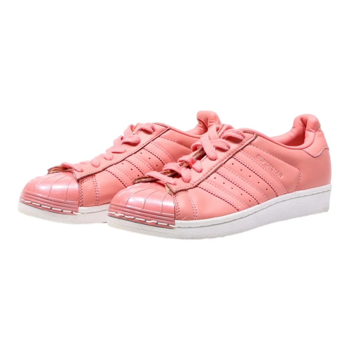 ADIDAS Sneaker Trainers Pink Leather Womens UK 5