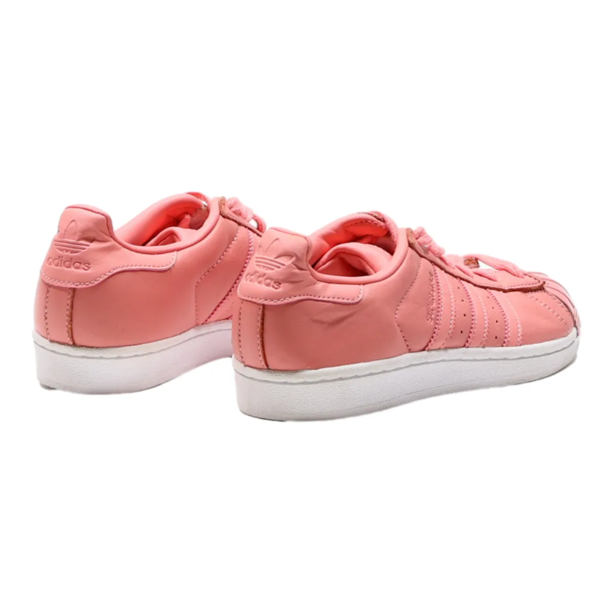 ADIDAS Sneaker Trainers Pink Leather Womens UK 5