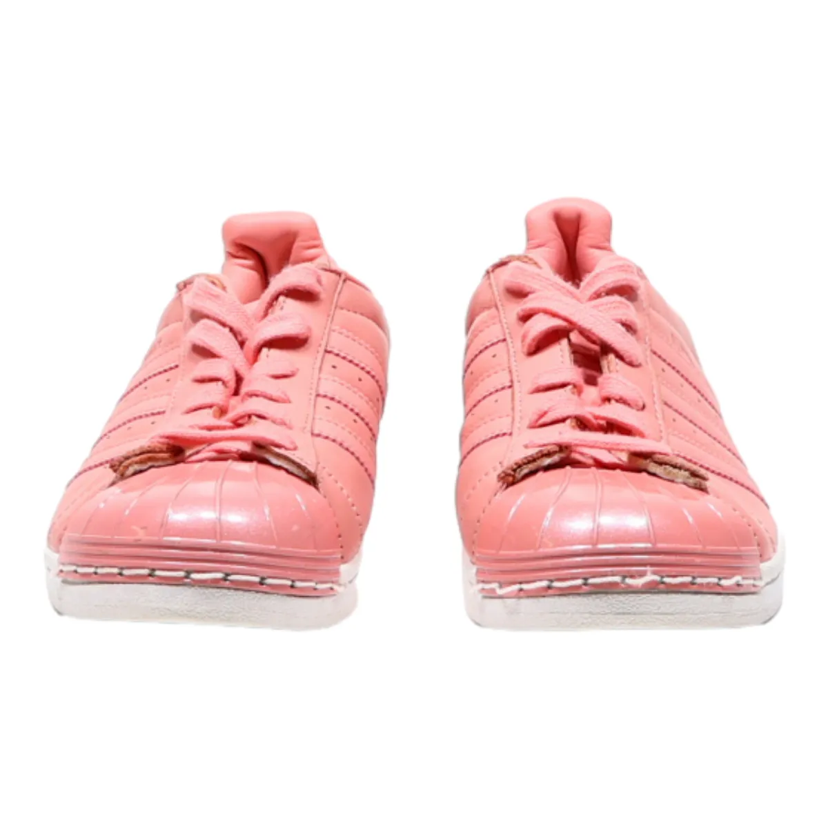 ADIDAS Sneaker Trainers Pink Leather Womens UK 5