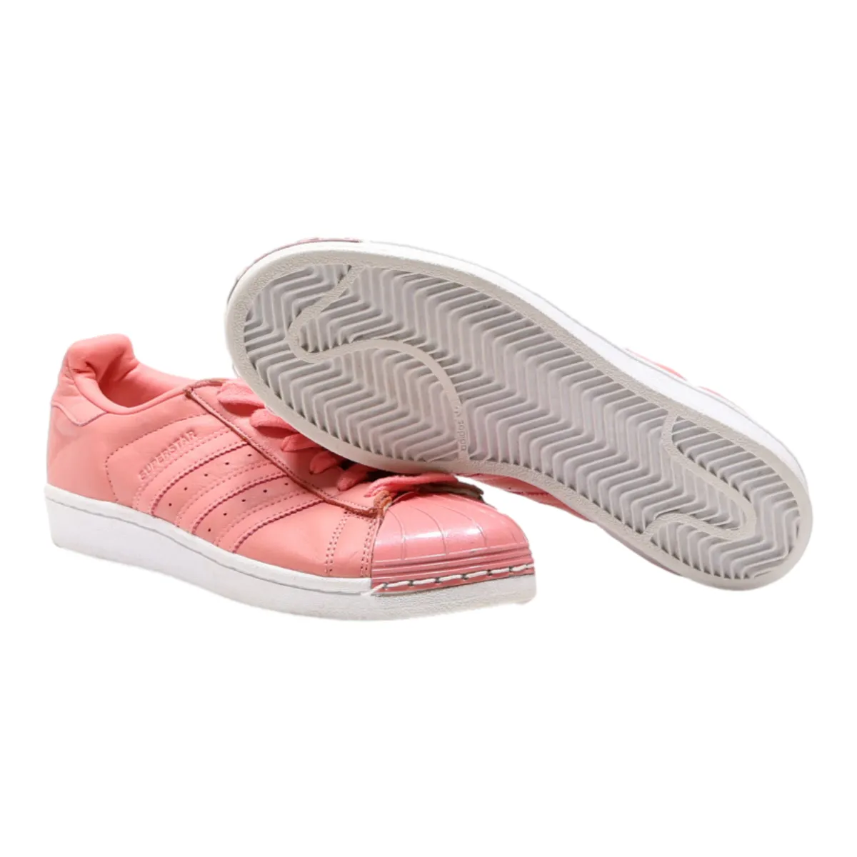 ADIDAS Sneaker Trainers Pink Leather Womens UK 5