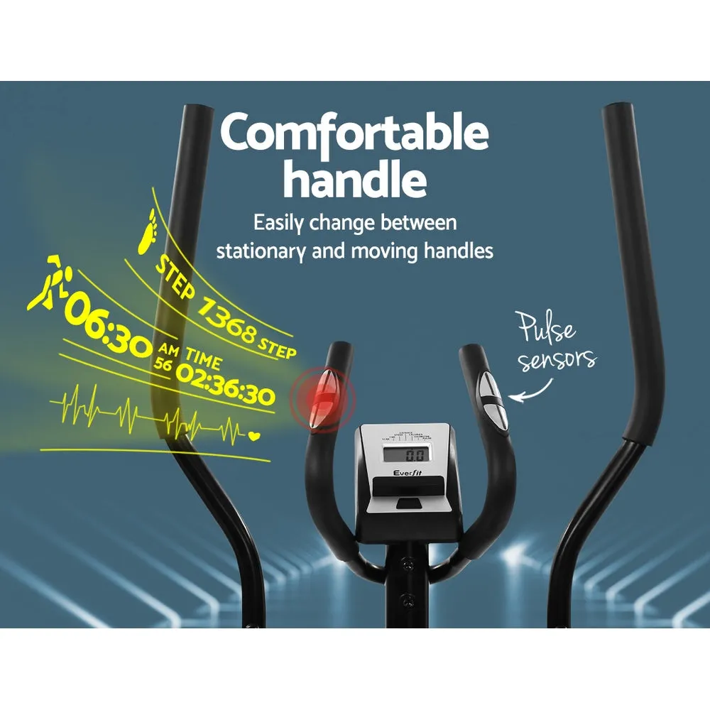 Adjustable Magnetic Elliptical Cross Trainer Bike LCD - Everfit