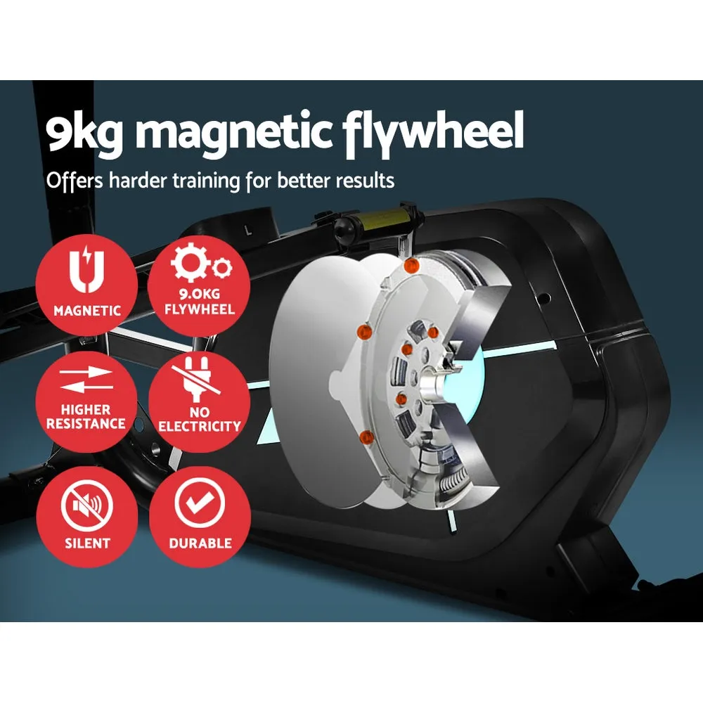 Adjustable Magnetic Elliptical Cross Trainer Bike LCD - Everfit