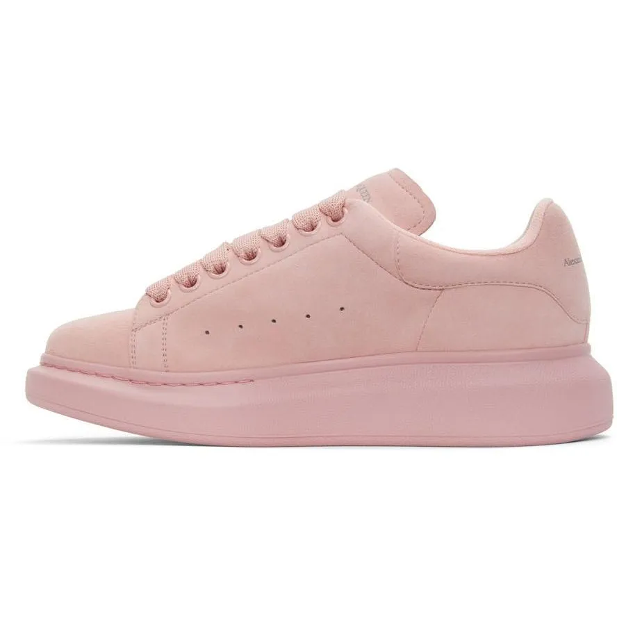 Alexander McQueen SSENSE Exclusive Pink Suede Oversized Sneakers