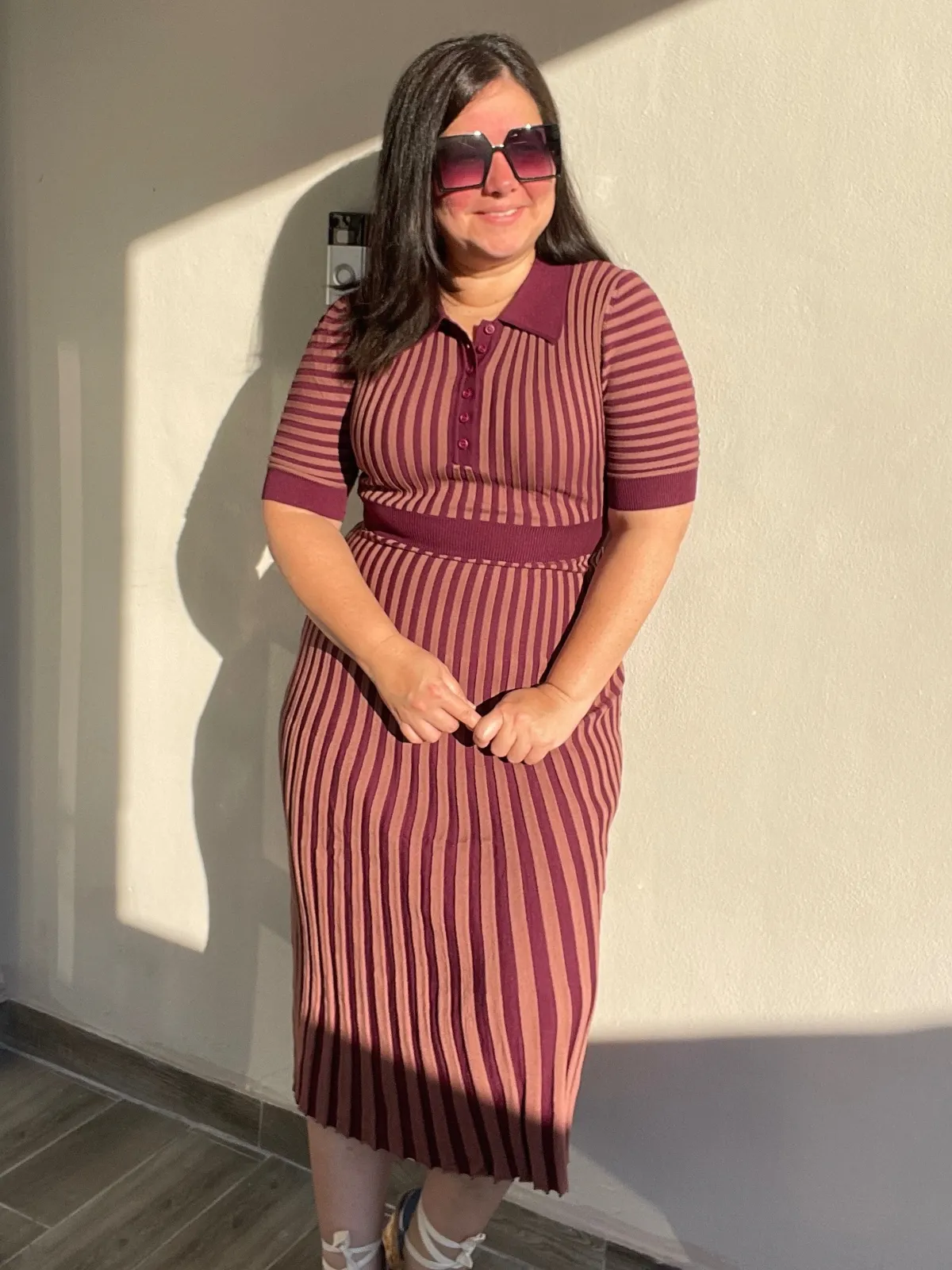 Aria Knit Midi Dress