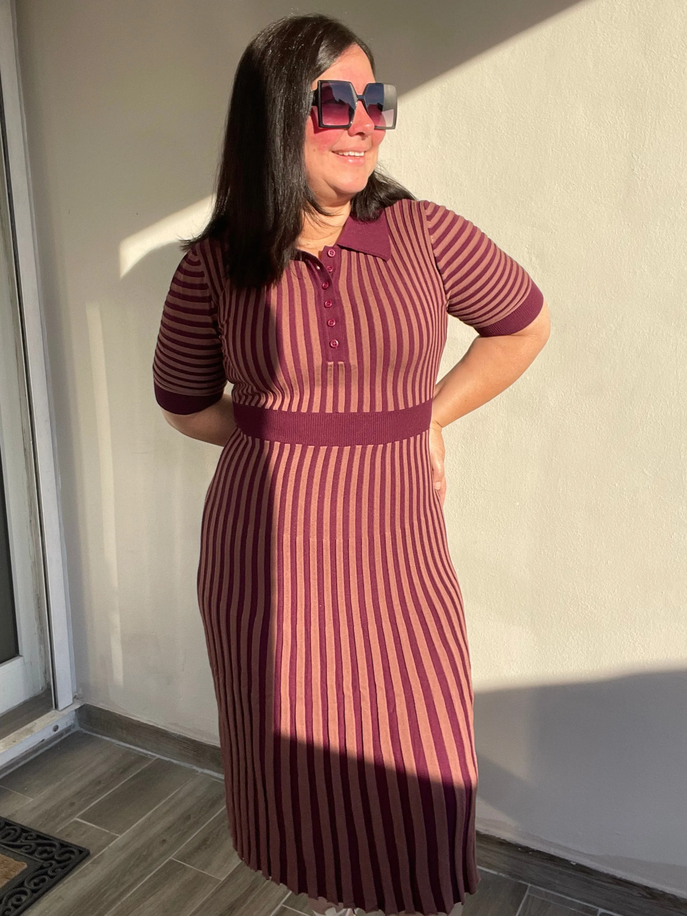 Aria Knit Midi Dress