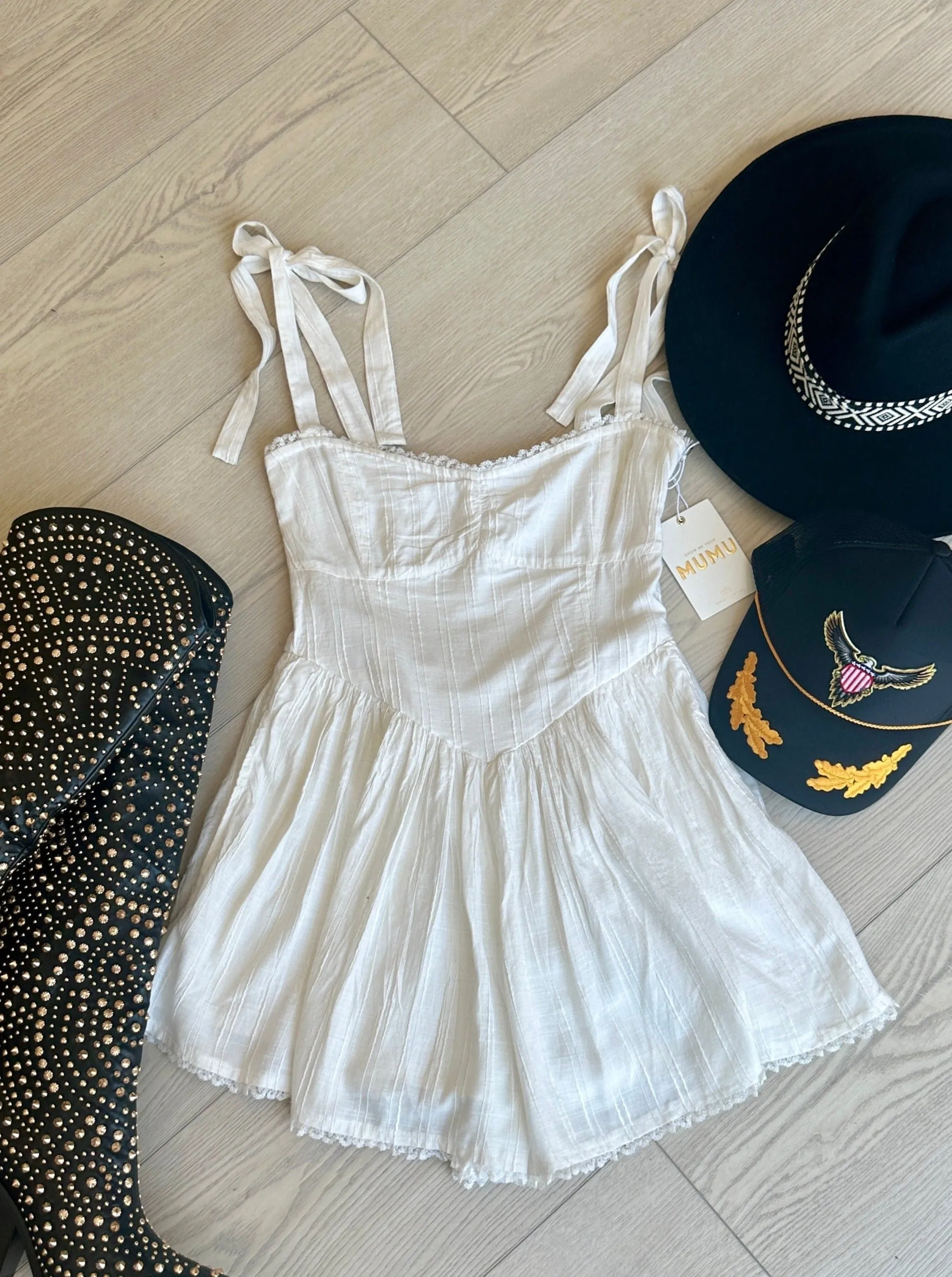 AS SEEN ON MCKINLI & SO MANY MORE!! The Regal Romper by Show Me Your Mumu