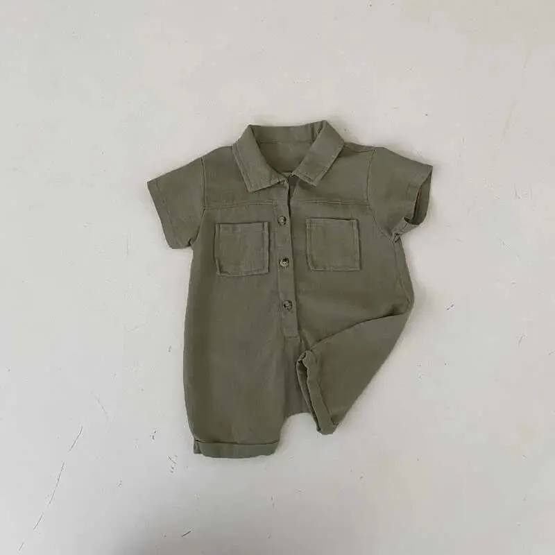 Baby Boy Linen Jumpsuits