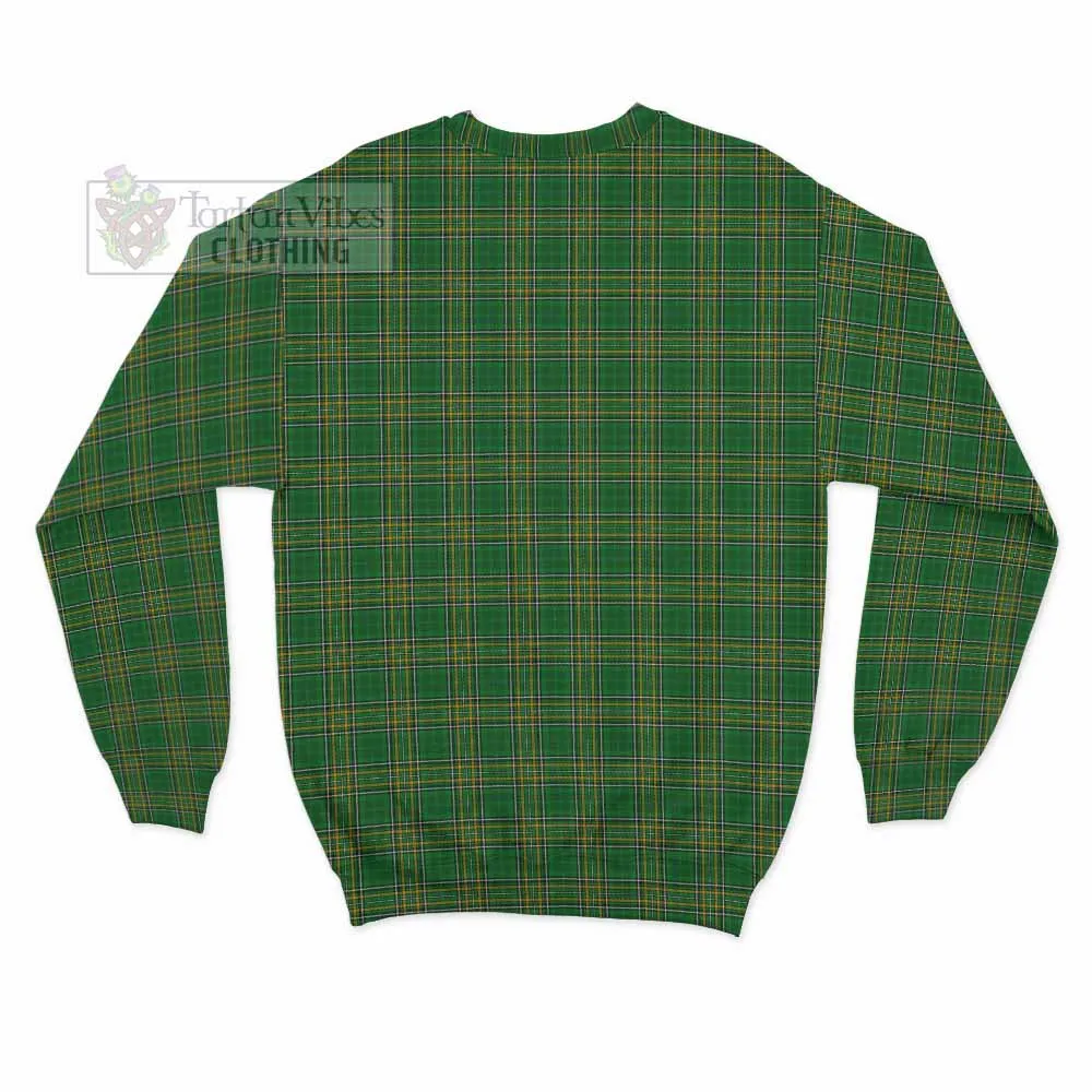 Barker Irish Clan Tartan Sweatshirt with Coat of Arms