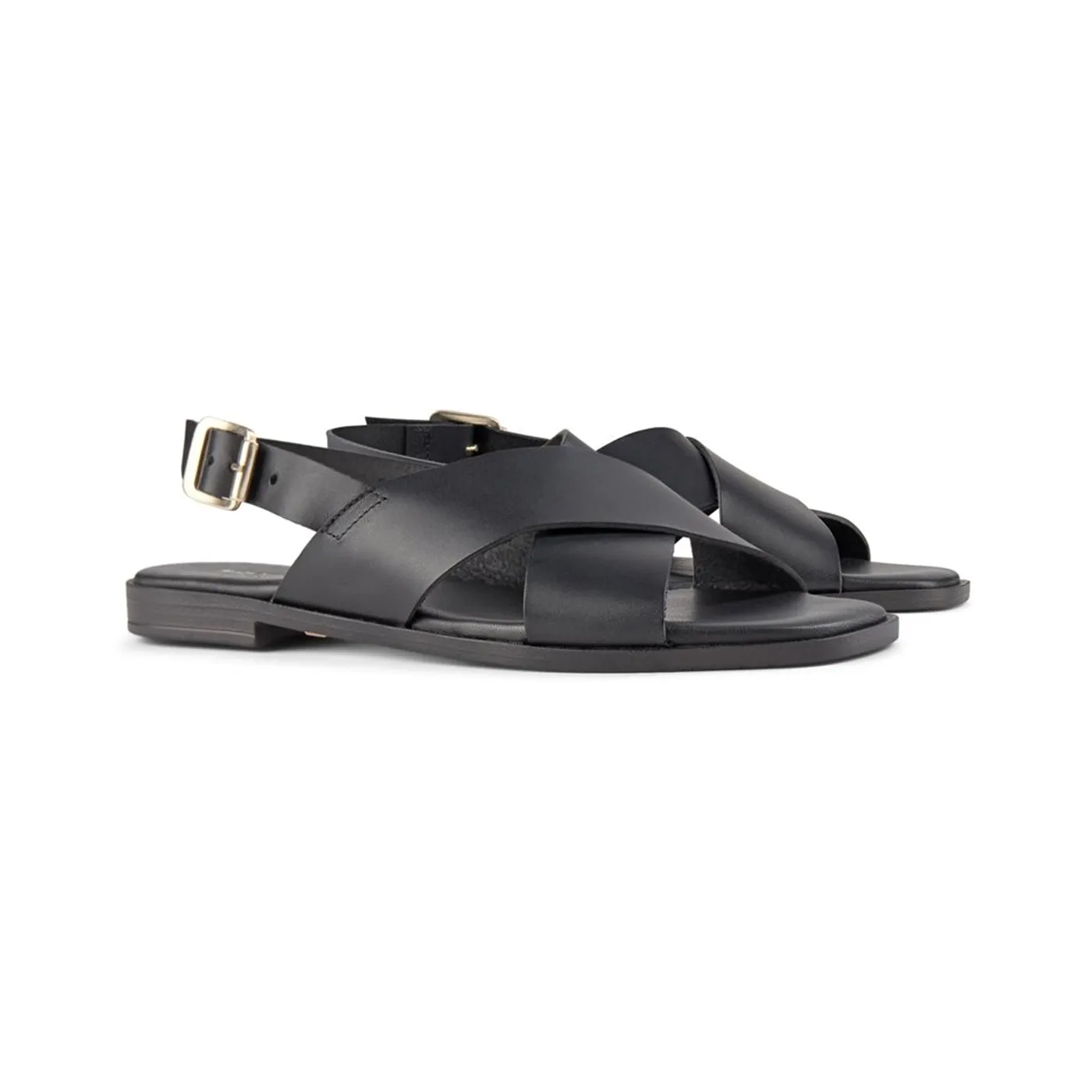 Bay Cross Sandal - BLACK