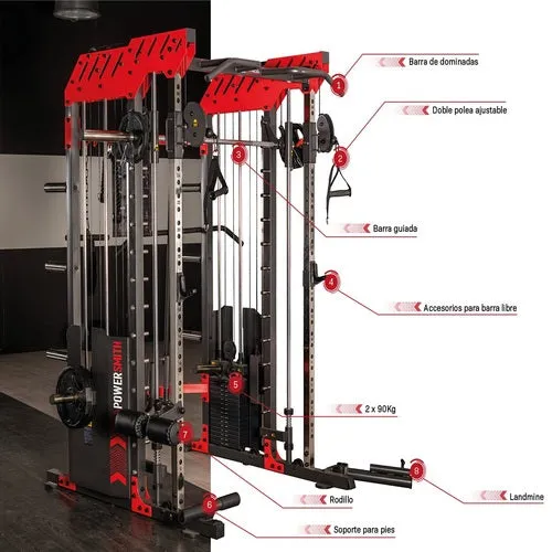 BH Fitness Light Commercial G145 Power Smith Series