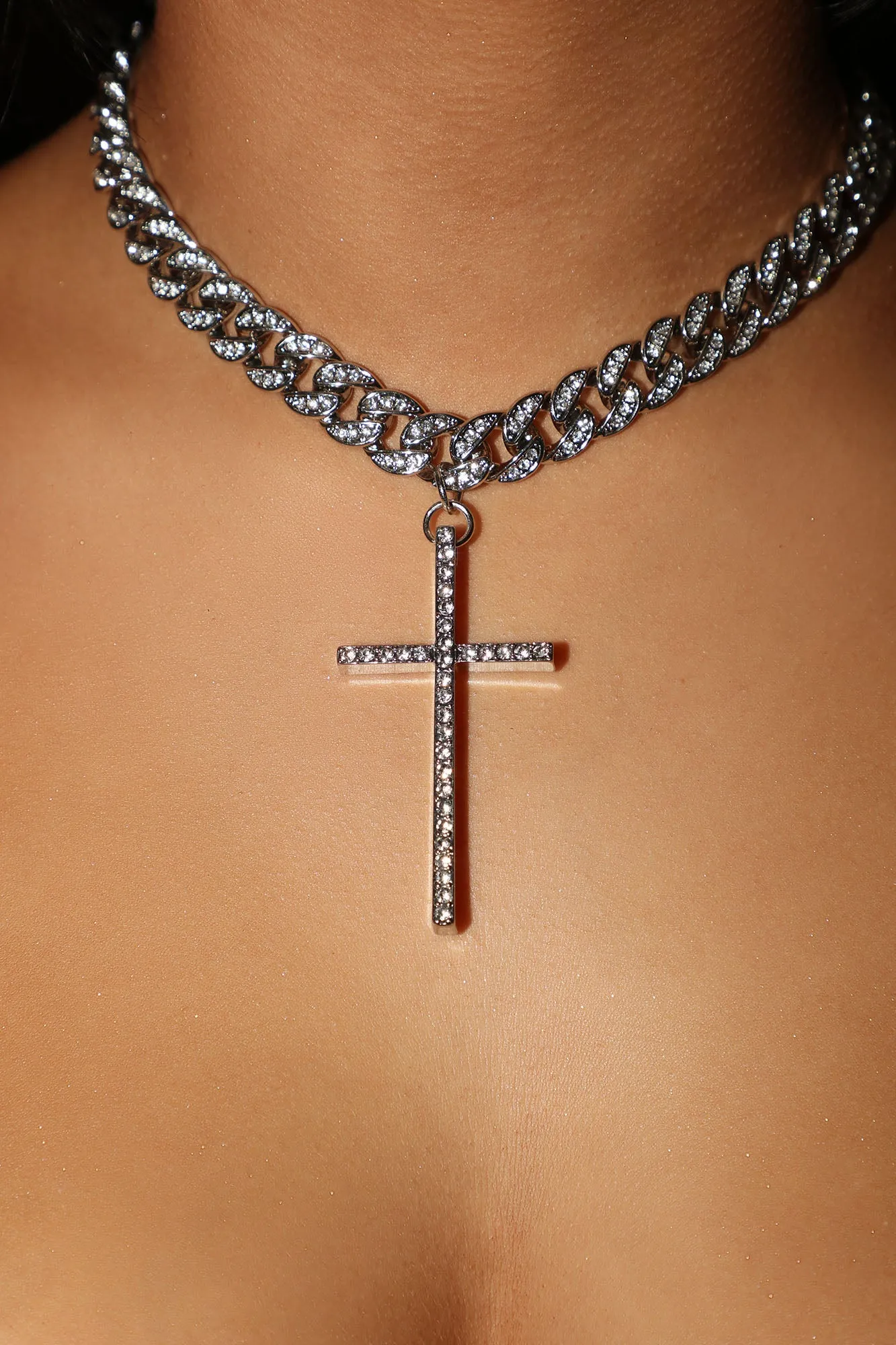 Biggest Blessing Is You Necklace - Silver