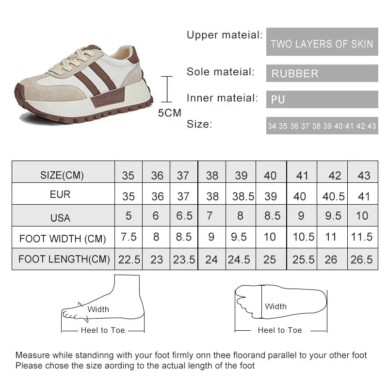 binfenxie  -  Forrest Gump Shoes Female Genuine Leather 2024 Spring New Platform Sneakers Women Casual Trendy Women Board Shoes