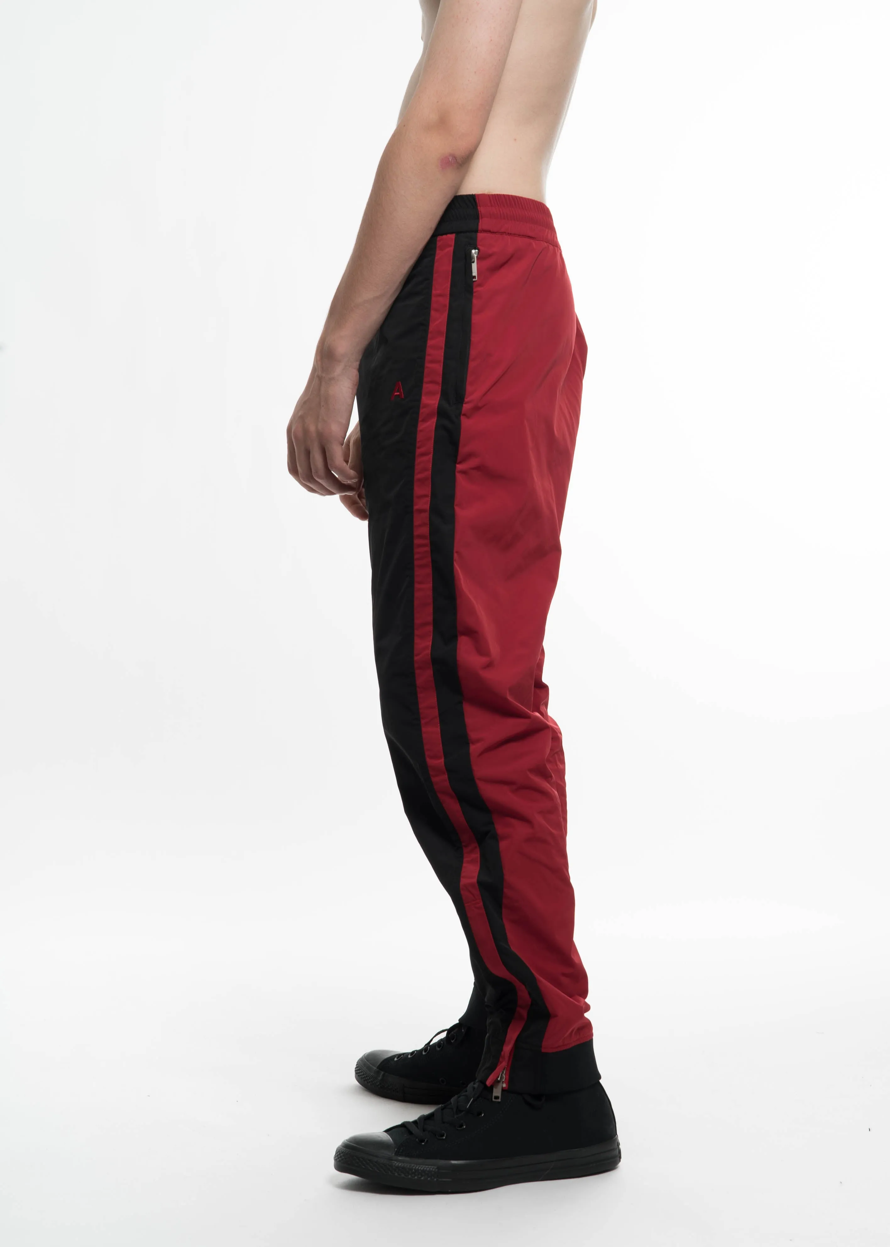Black & Red Track Pants