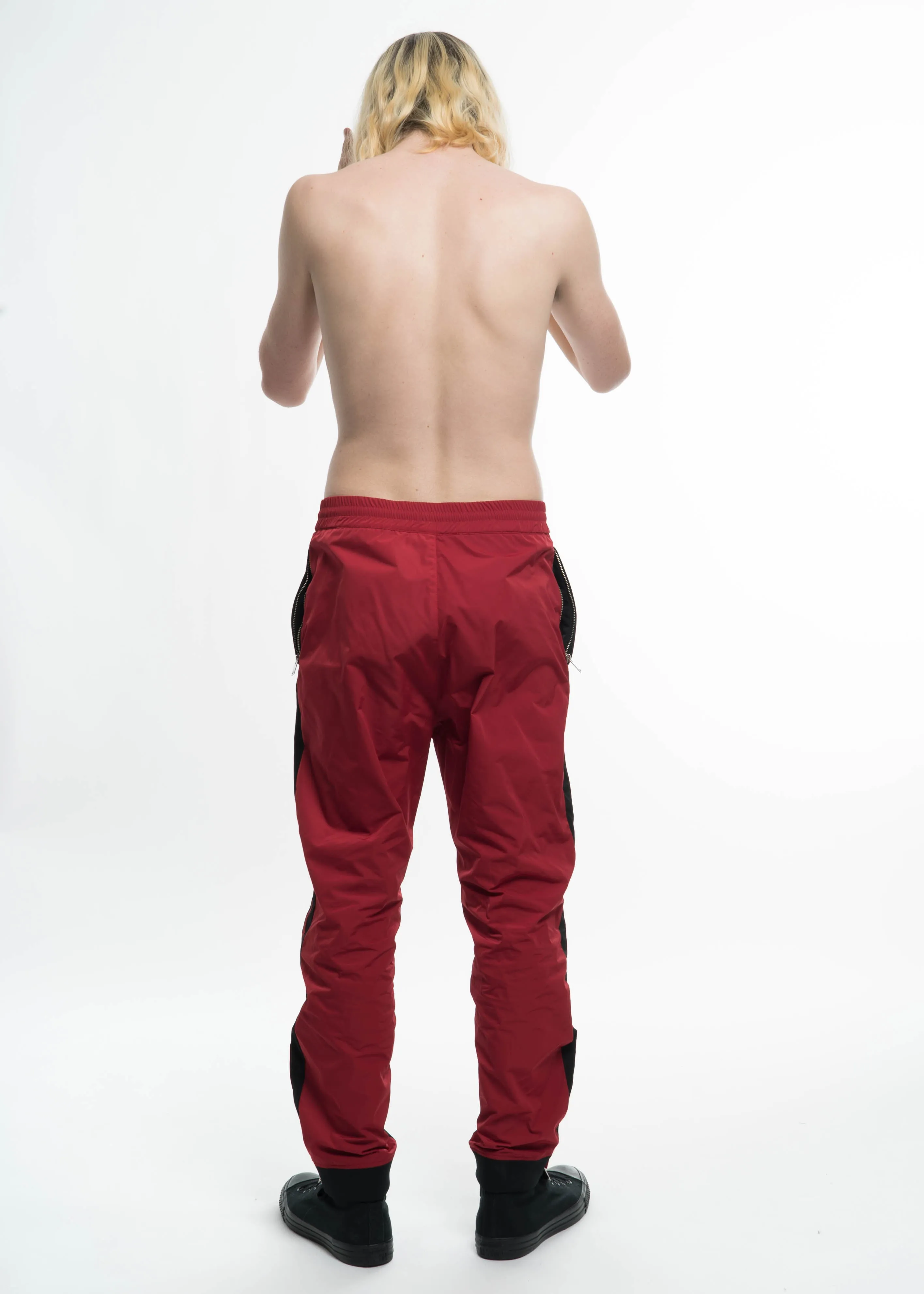 Black & Red Track Pants