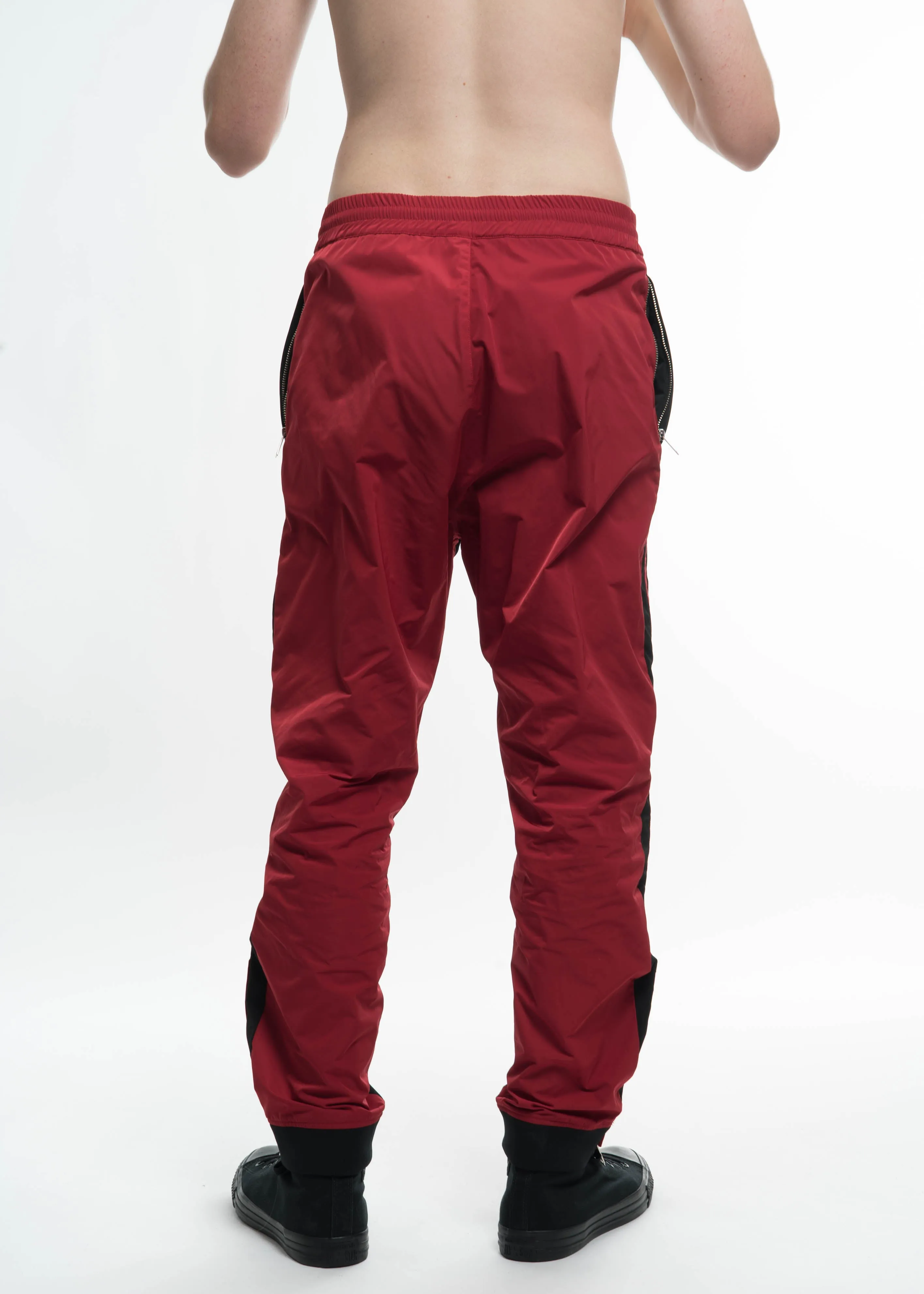 Black & Red Track Pants