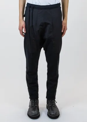 Black Cargo Drop Jog
