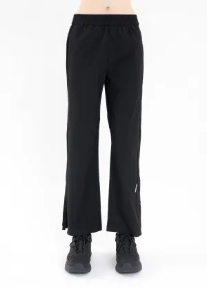 Black Streamline Panelled Tailored Track Pants