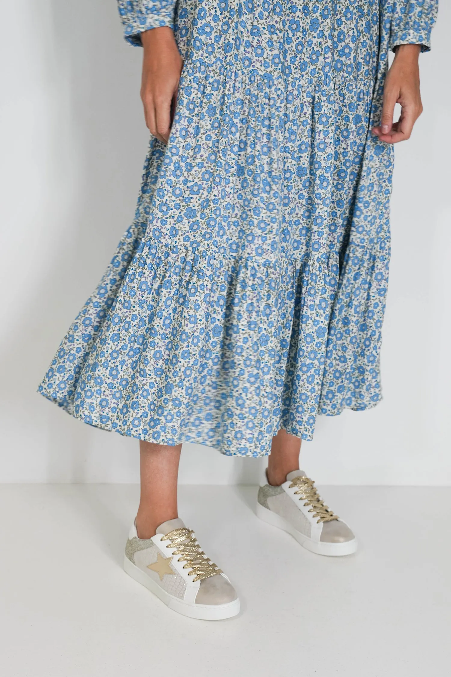 Blue Floral Annie Dress