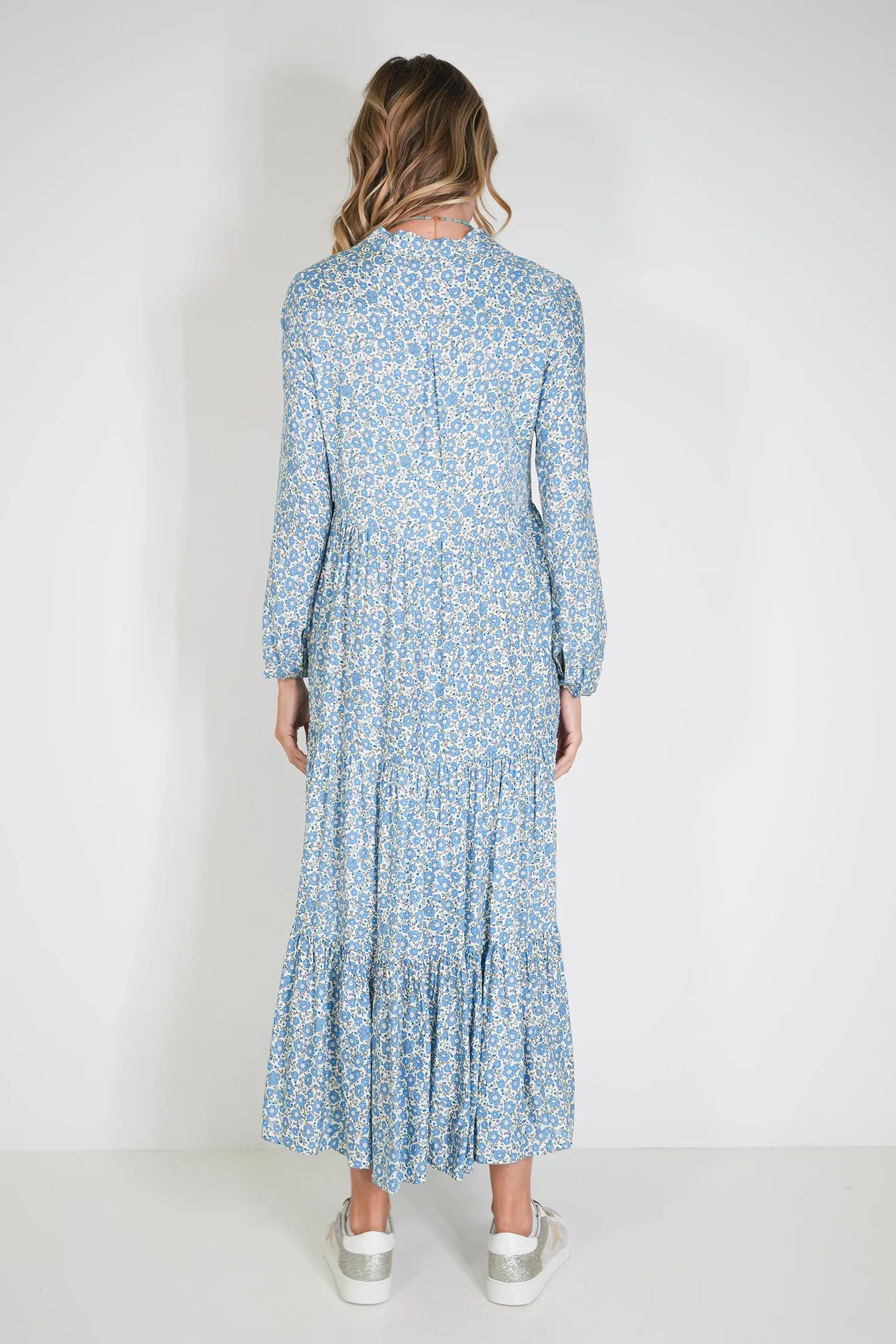 Blue Floral Annie Dress