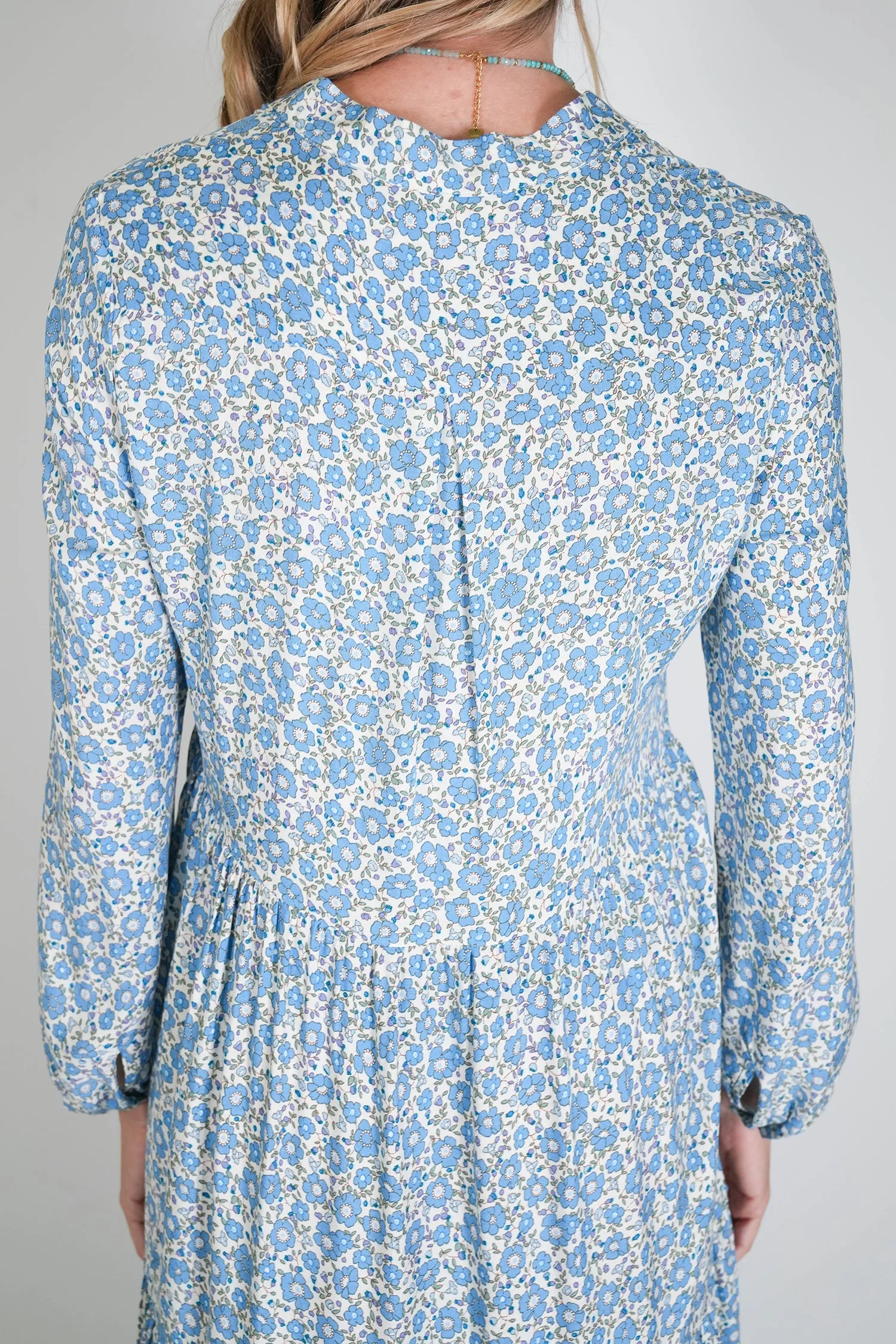 Blue Floral Annie Dress