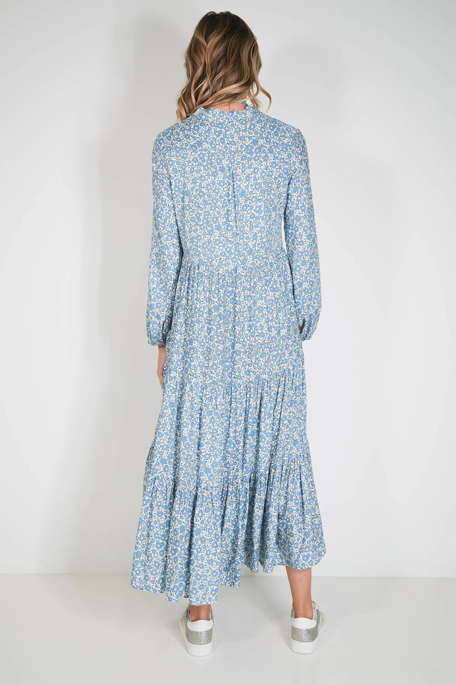 Blue Floral Annie Dress