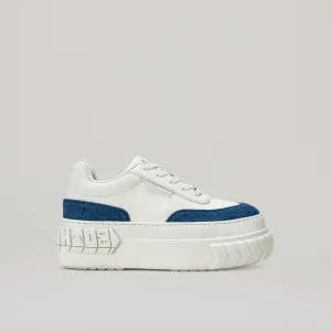 both - TYRES PLATFORM SNEAKER-WHI/DEN