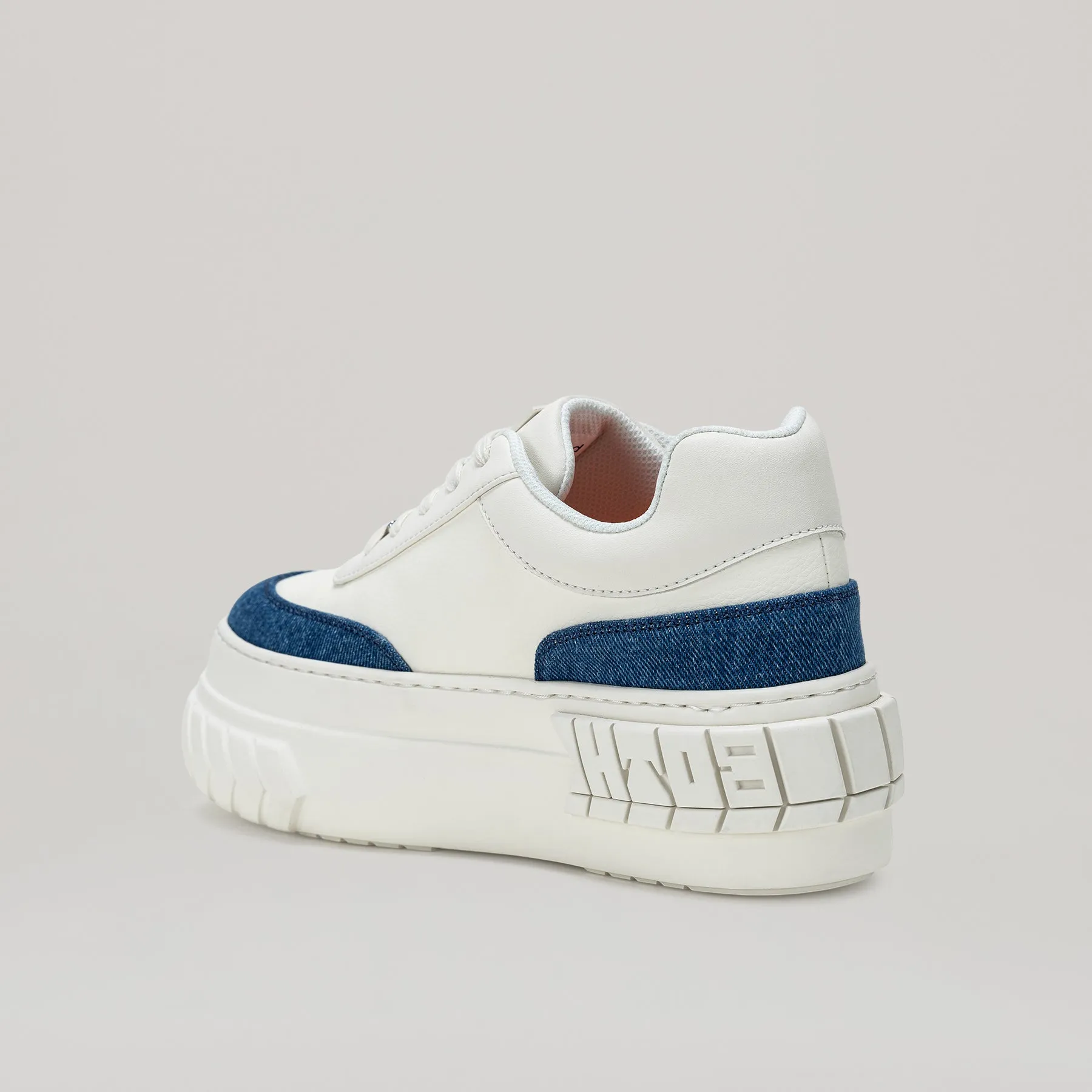 both - TYRES PLATFORM SNEAKER-WHI/DEN