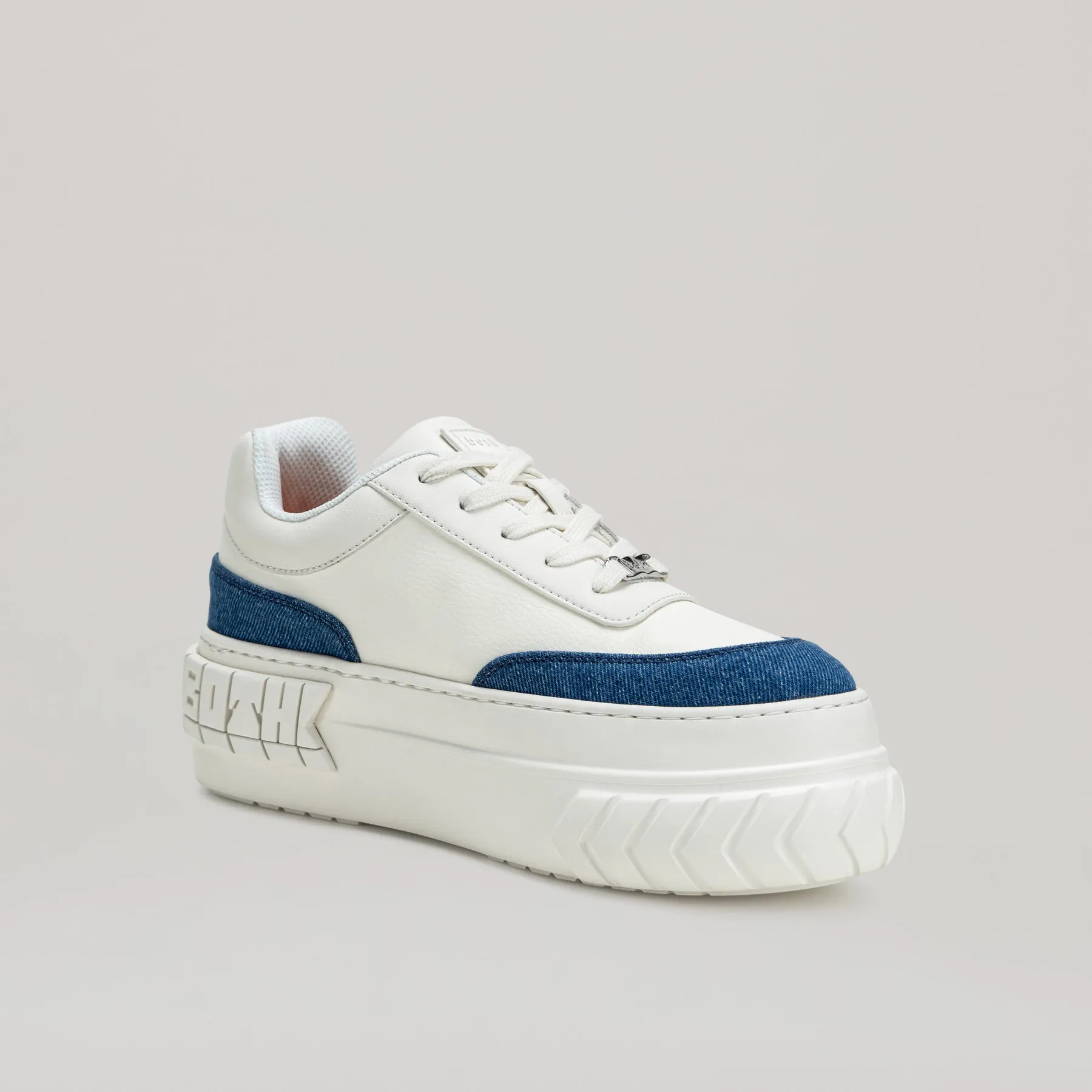 both - TYRES PLATFORM SNEAKER-WHI/DEN