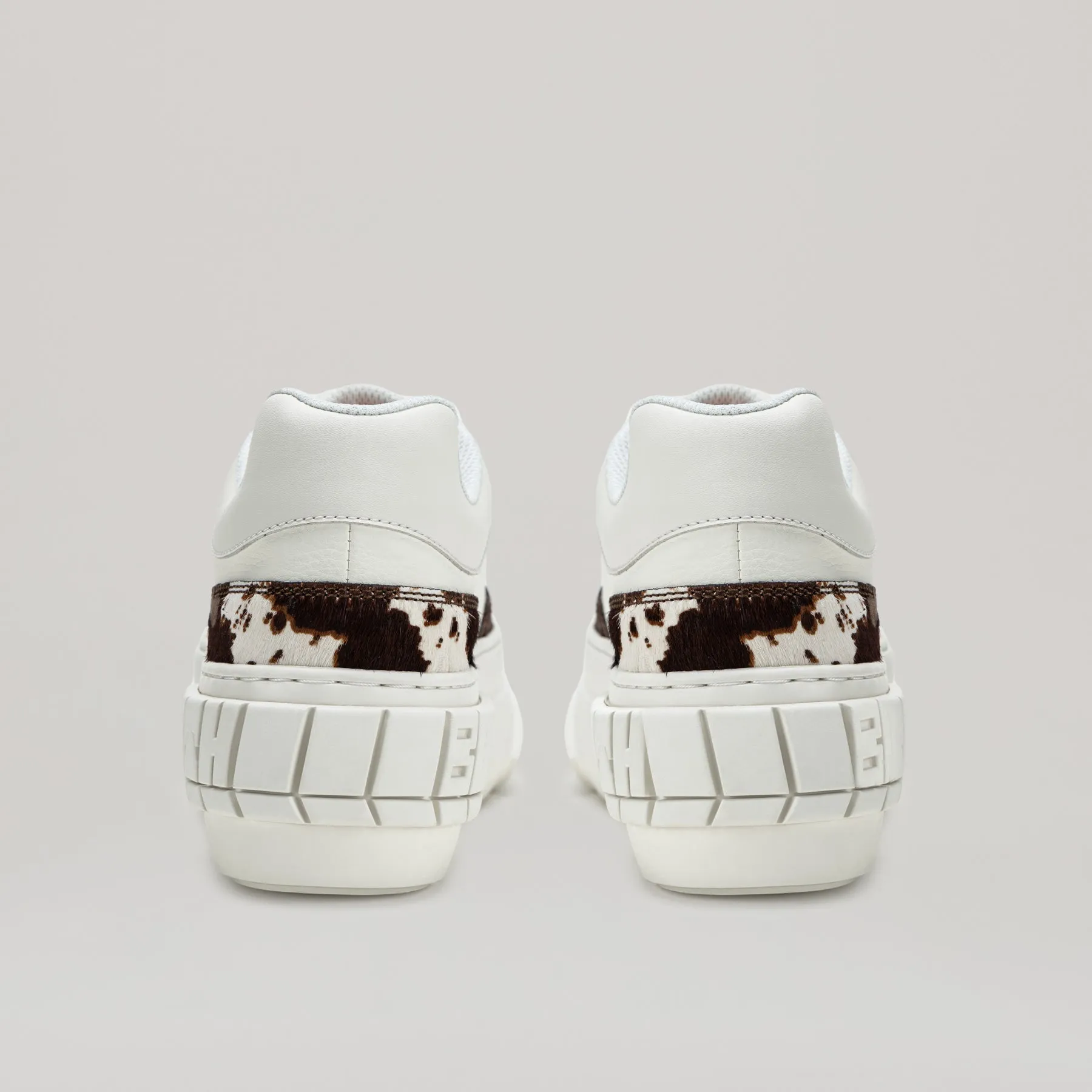 both - TYRES PLATFORM SNEAKER-WHT/BRN