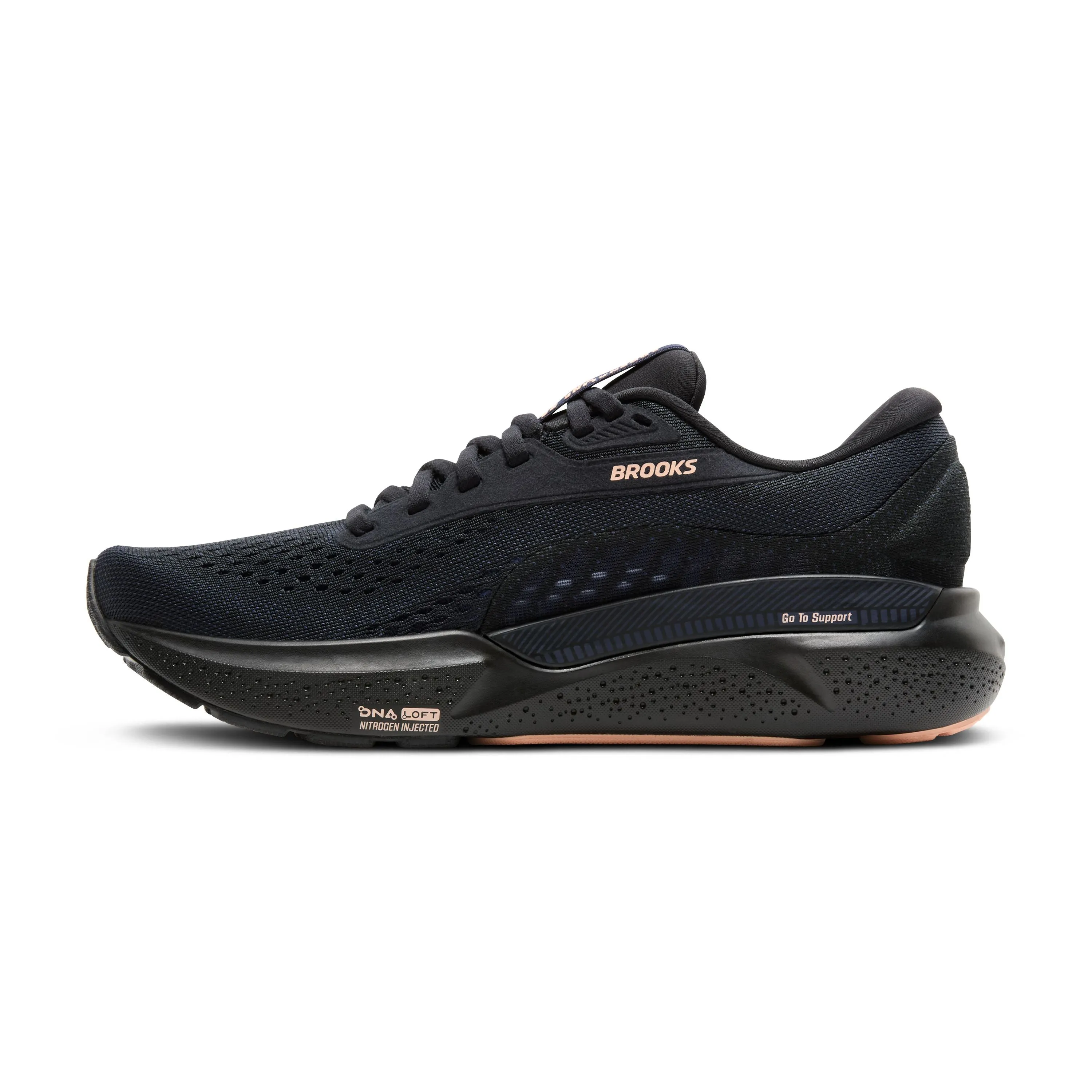 Brooks | Adrenaline GTS 24 | Women's | Black/Peacoat/Peach