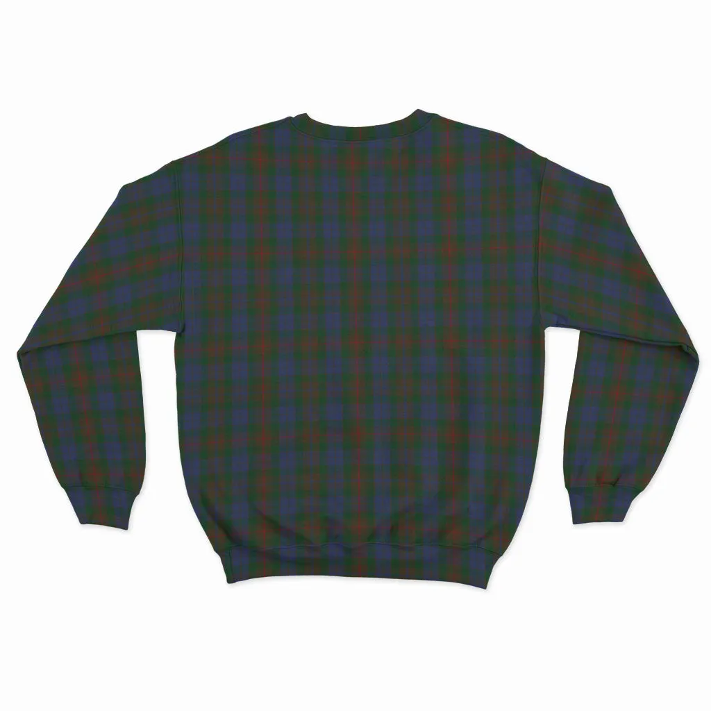 Buchanan Hunting Tartan Sweatshirt with Family Crest
