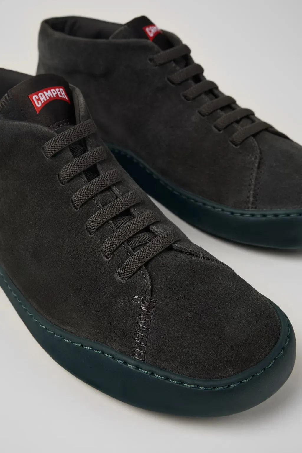 Camper Men's K300305 Peu Touring Ankle Boots Petrol Grey