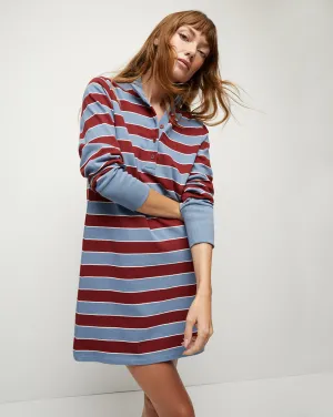 Cenda Rugby-Striped Mini Dress
