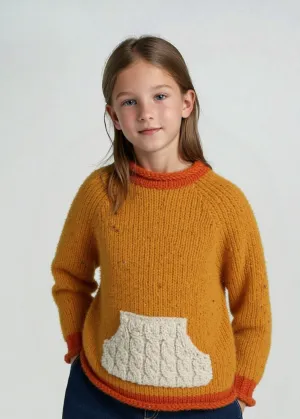 Childrens Roll Neck Sweater | Kangaroo Pocket