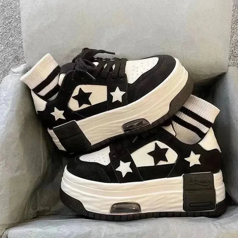Chunky Platform Star Sneakers for Women | Trendy Shoes