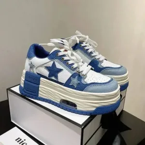 Chunky Platform Star Sneakers for Women | Trendy Shoes
