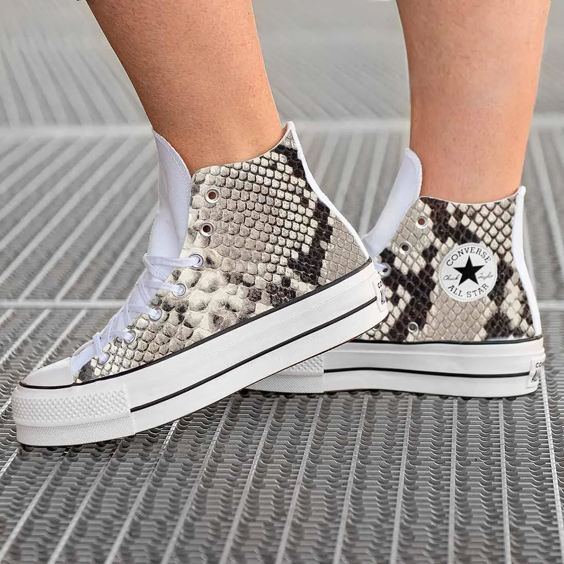 Converse Pitonate - All star alte - Suola Platform