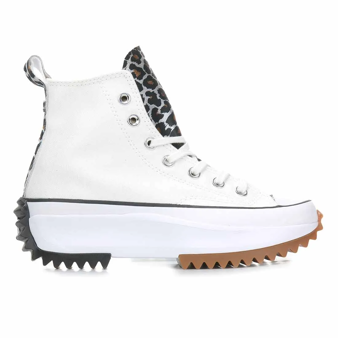 Converse Run Star Hike Alte Leopardate - Bianche