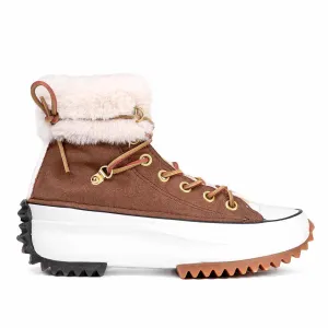 Converse Run Star Hike Alte - Scamosciato e Pelliccia bianca