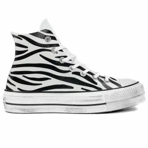 Converse Zebrate - All Star Alte con suola Platform