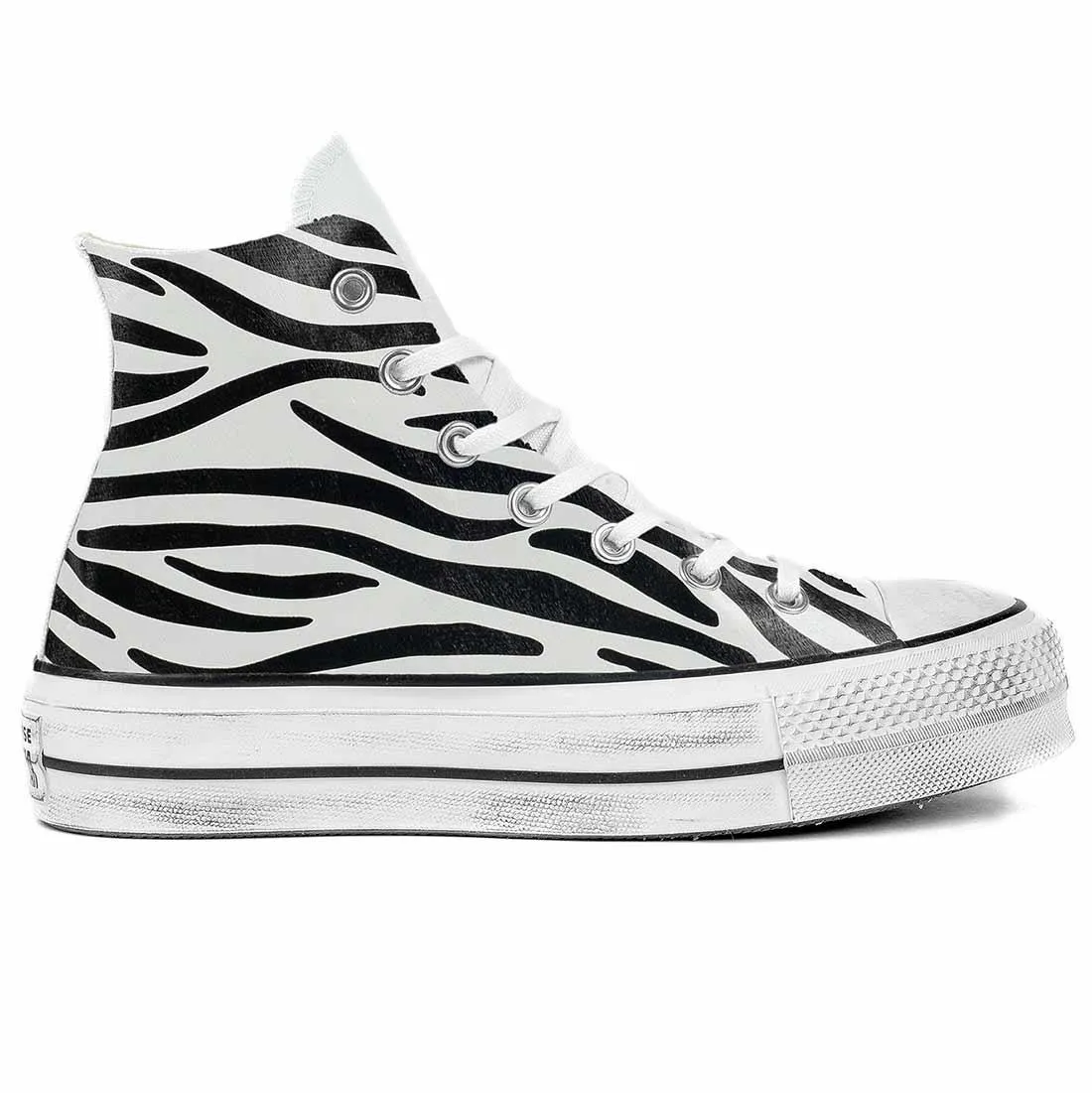 Converse Zebrate - All Star Alte con suola Platform