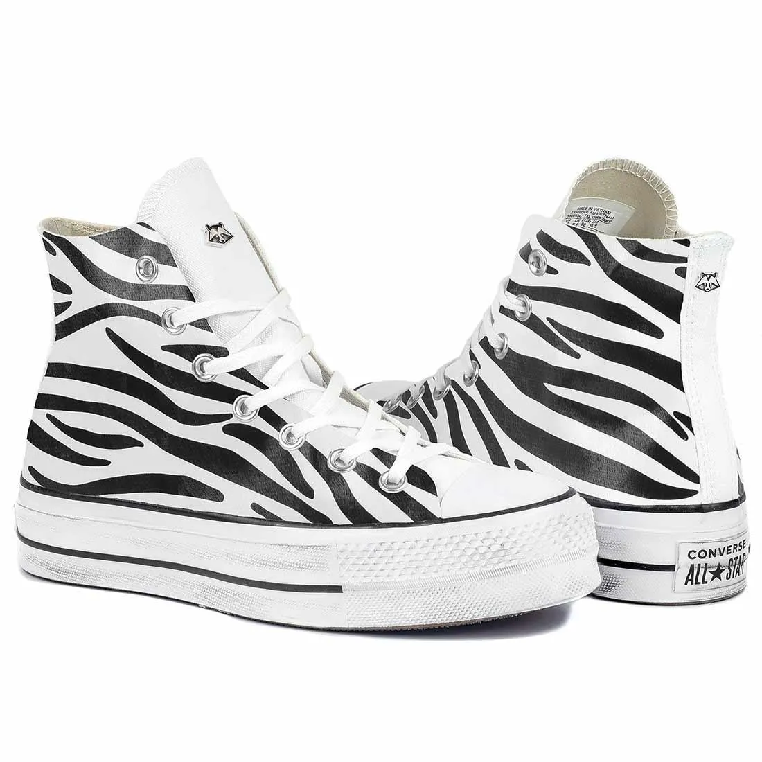 Converse Zebrate - All Star Alte con suola Platform