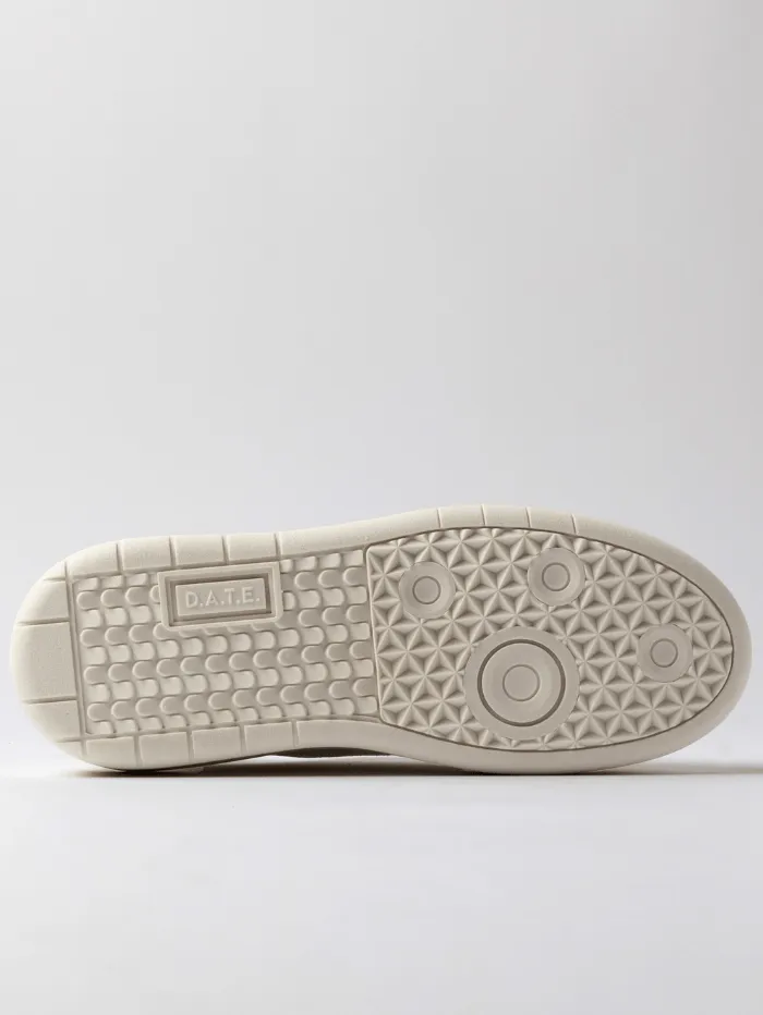 D.A.T.E. Women's Hill Low Platform Stardust Trainers In Platinum W421-HP-ST-PL