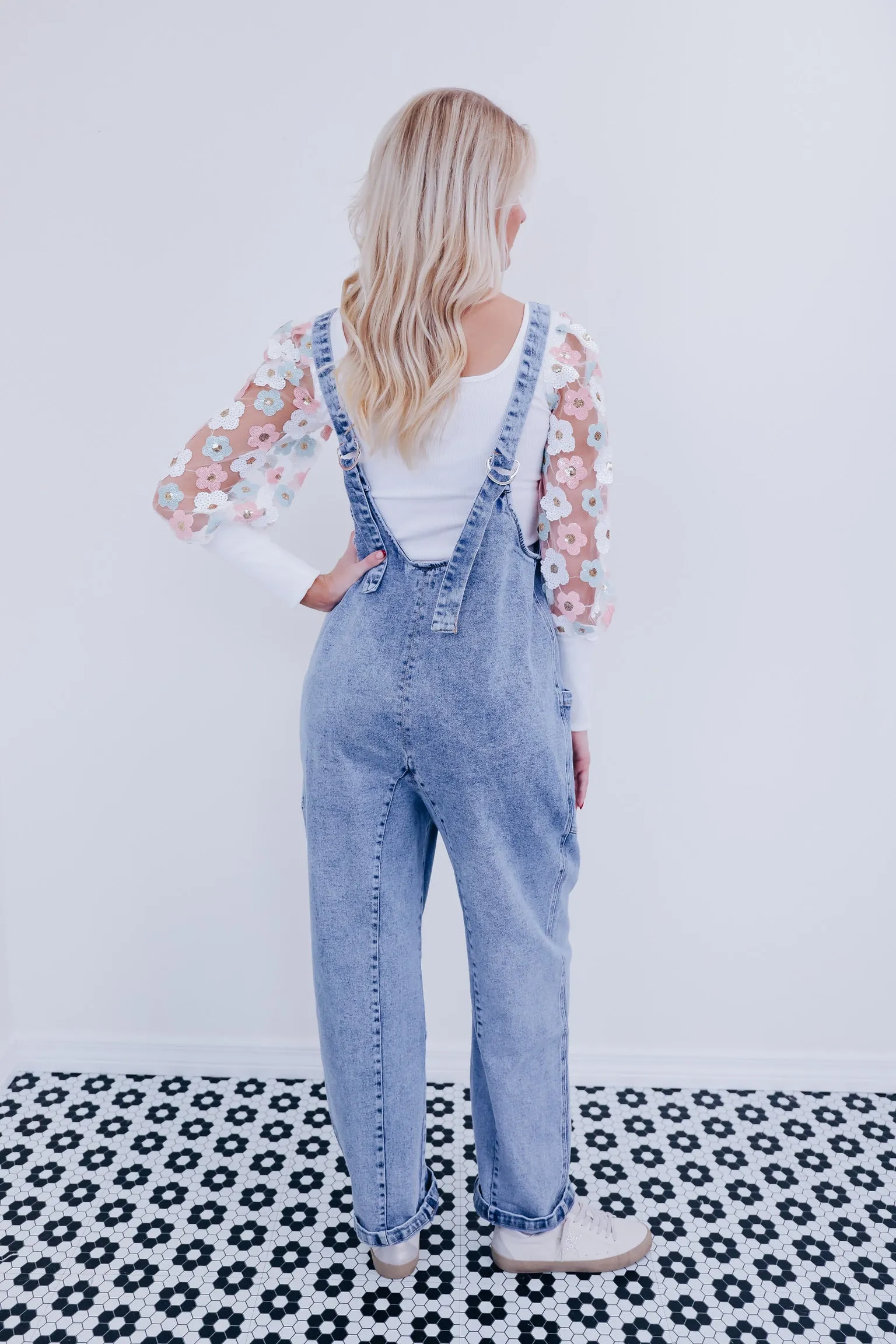 Dayna Denim Jumpsuit - Light Wash