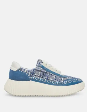 Dolen Navy Multi Woven Sneakers