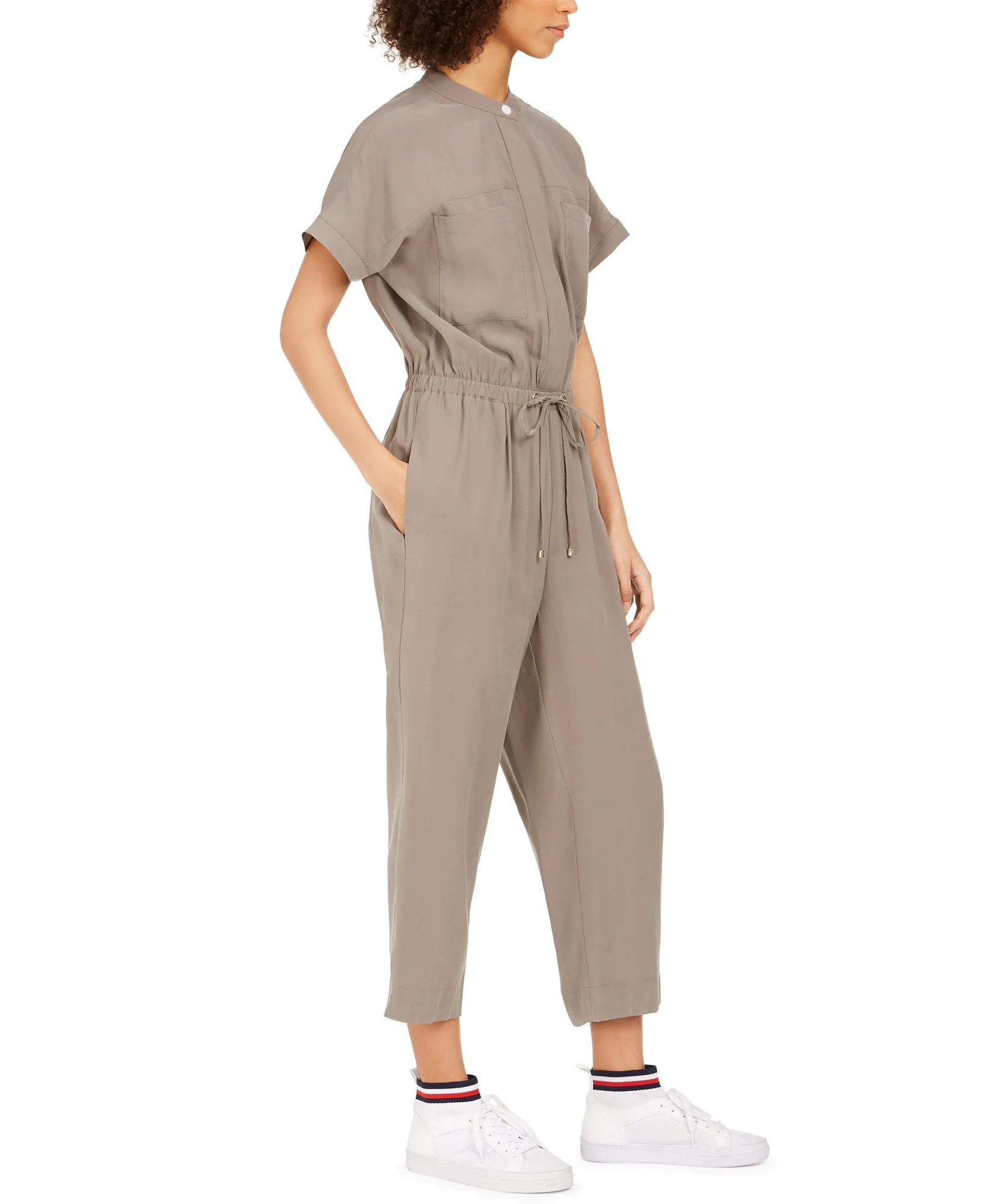 Drawstring-Waist Jumpsuit