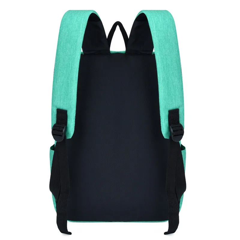 DUNNMALL Cross-Border Backpack Fashion Men's and Women's Colorful Casual Travel Backpack Outdoor All-Matching Computer Bag Backpack